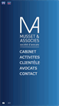 Mobile Screenshot of musset-associes.com